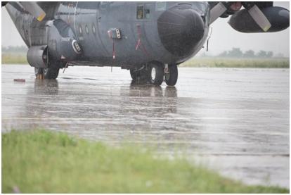 Raining