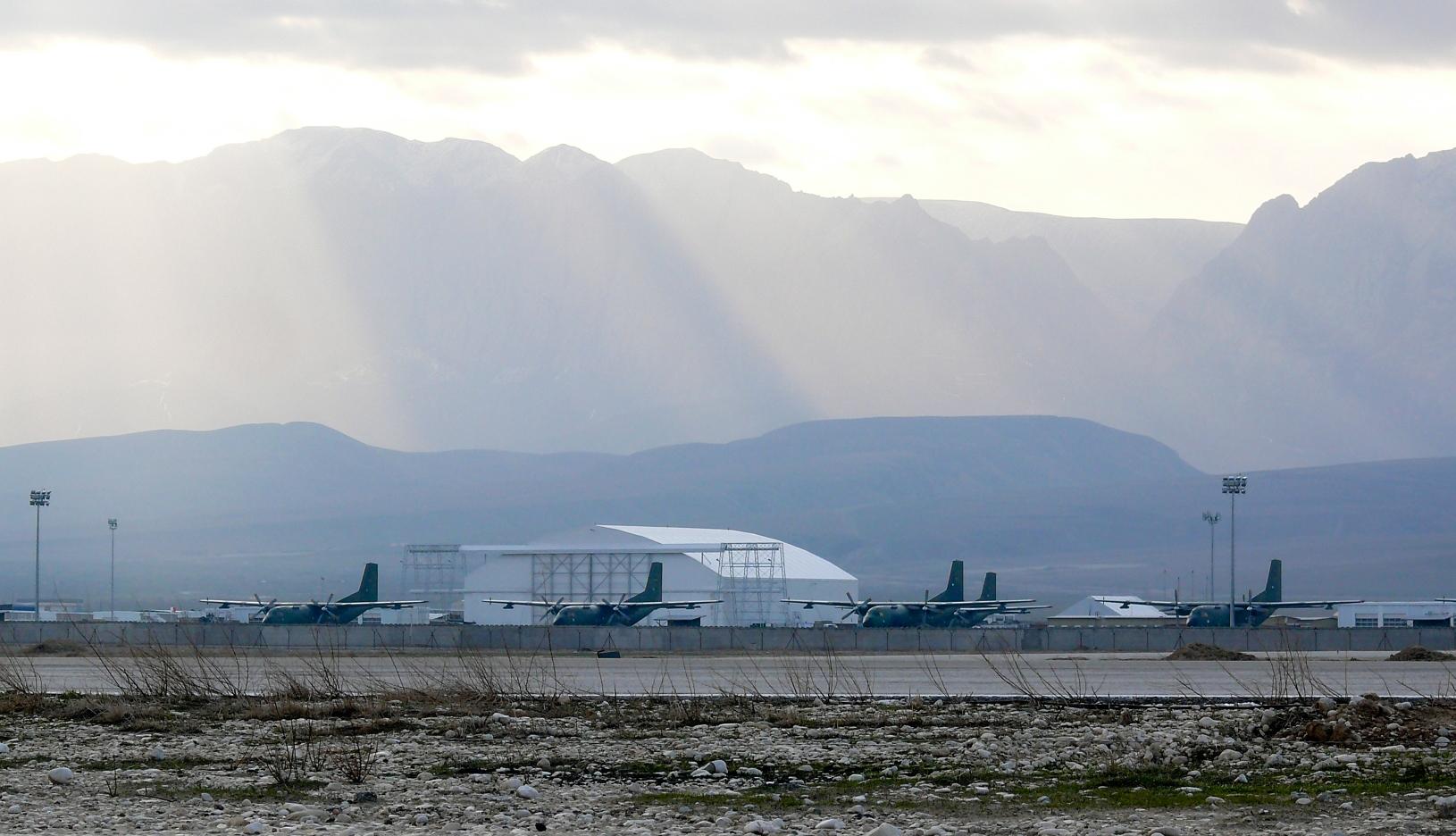 Early morning at Mazar-e Sharif Air Base